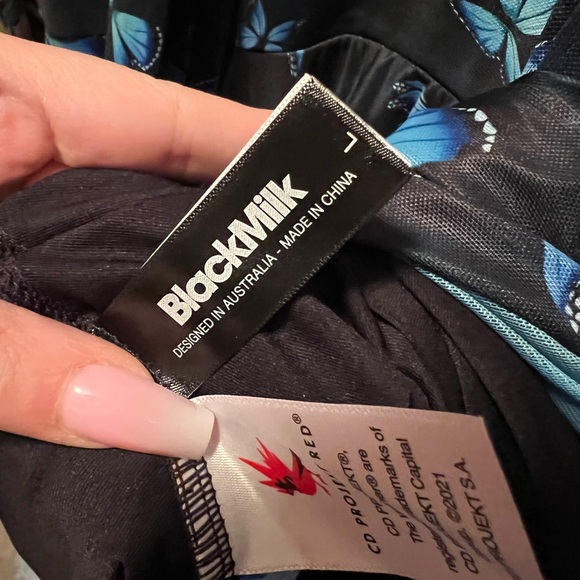 Blackmilk Butterfly Spell Sheer Dance Partner Dress High Low Dress L NWT - Picture 4 of 5